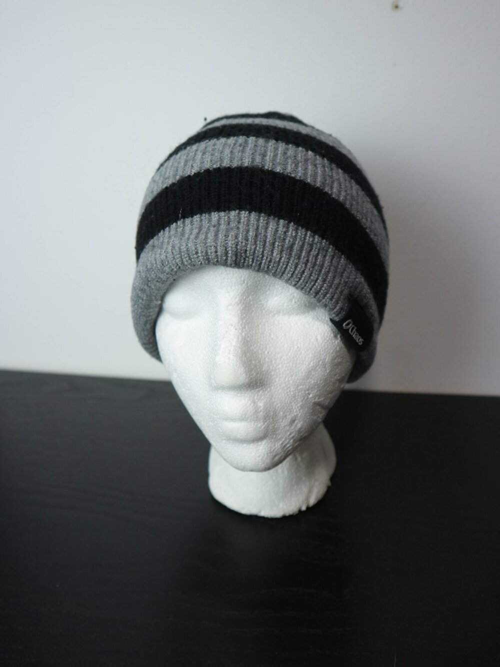 Chaos Vintage Y2K Stripe Beanie Toque Cotton